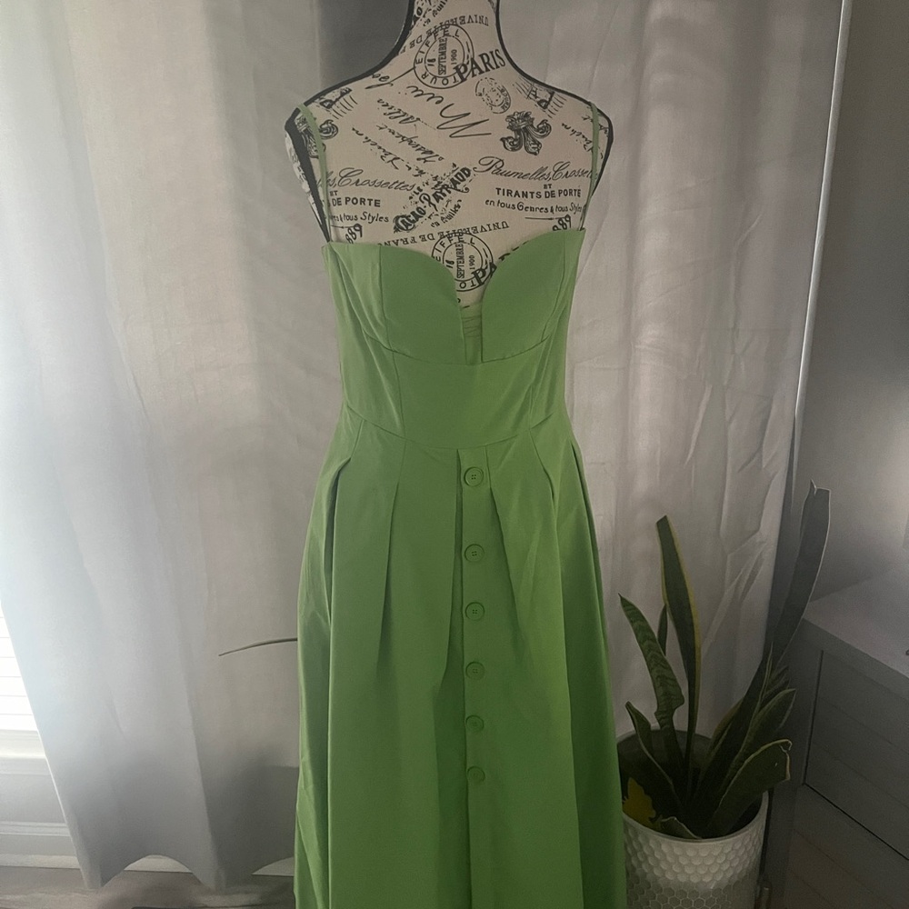 Sexy and Comfortable Green Dress.